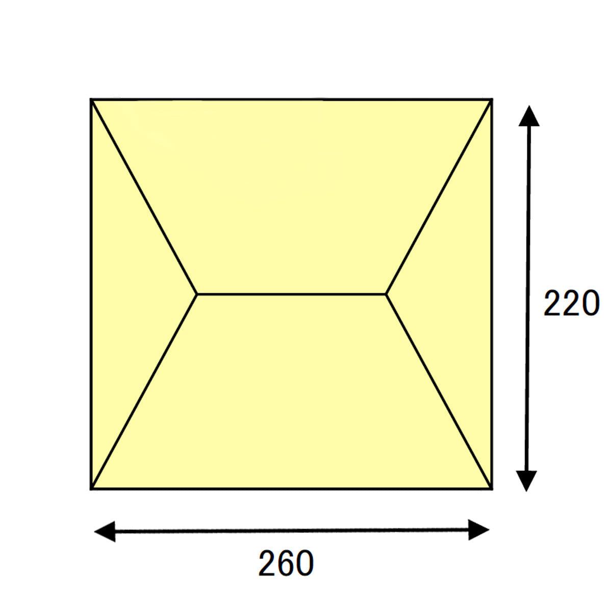 ランチョンバッグ大プラス アイボリー色(100枚入)
