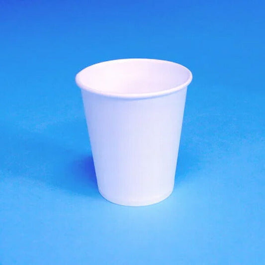 紙コップ 7オンス【満量約205cc】白無地 (1200枚入) 使い捨て 7oz ホワイト カップ