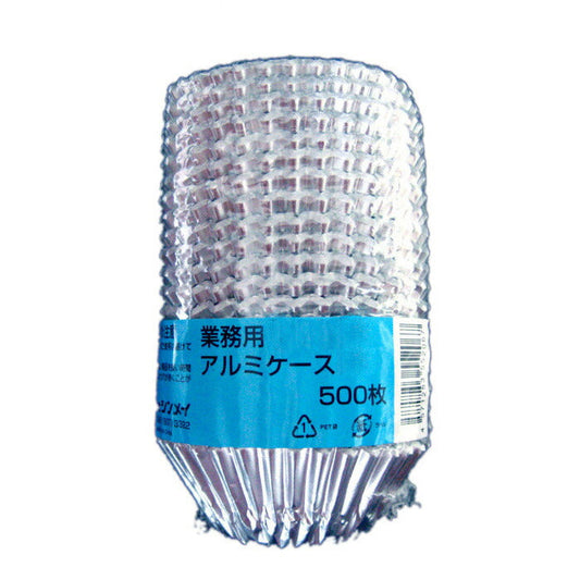 業務用アルミケース 丸型 10F 合紙無 (500枚入) 弁当用 アルミカップ