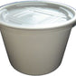【Ｃ２】CF85-180 CFカップ 白無地 蓋付セット [約180cc] （2500枚入）テイクアウト スープカップ みそ汁カップ
