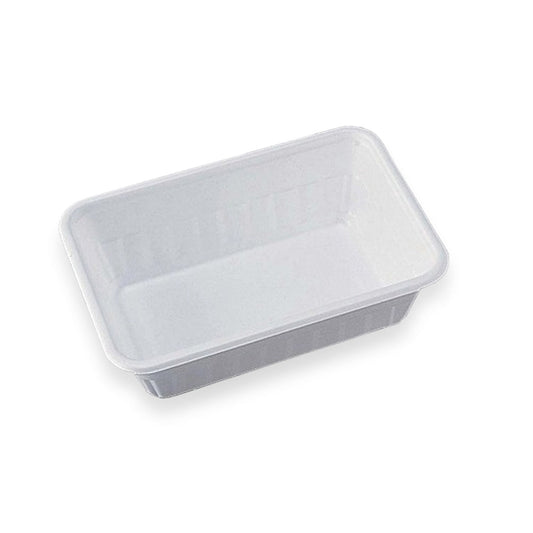 弁当容器 CFランチBOX-2 白本体のみ(50枚入) *蓋・中仕切付セットは別売り