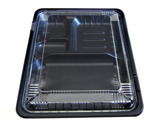 【送料無料 法人・店舗宛のみ】弁当容器 ガチ弁 大 IK24-20 E2 黒 蓋付セット (800枚入)使い捨て 弁当パック テイクアウト用 お持ち帰り用 業務用 イベント用 電子レンジ対応