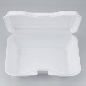 【送料無料 法人・店舗宛のみ】VK-611 無地(300枚入)発泡スチロール製 テイクアウト用 お持ち帰り用 業務用 イベント用 弁当容器