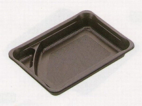 弁当容器 KF-30B 黒 蓋付セット (50枚入)外嵌合タイプ 電子レンジ対応 使い捨て容器