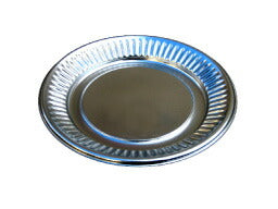 丸皿 K2 （100枚入） オードブル皿 パーティー皿 プラスチック皿 使い捨て皿 銀皿 取り皿 とり皿