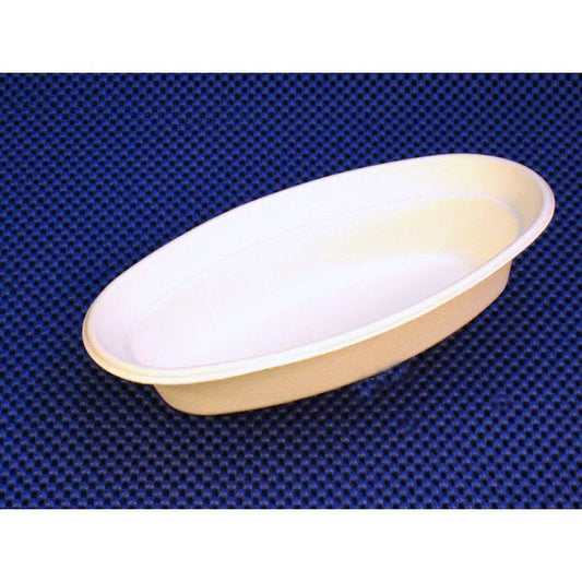 パルプモールド エコグルメ P017本体のみ・蓋なし(50枚入)弁当容器 燃える容器 カレー皿 紙容器 パスタ容器