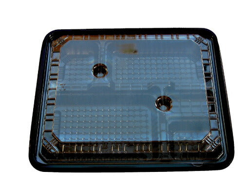 【送料無料 法人・店舗宛のみ】 弁当容器 使い捨て 弁当箱 RKB-10A 800枚入 ハイブリッドブラック 蓋付セット テイクアウト用 お持ち帰り用 業務用 イベント用