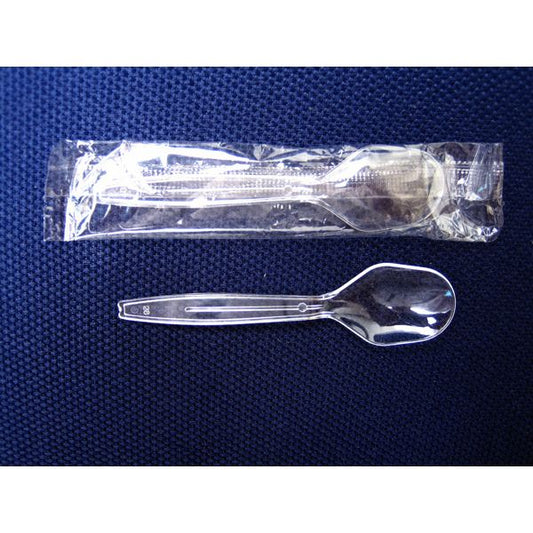 PCクリアスプーン中 単袋入 【100mm】(500本入)